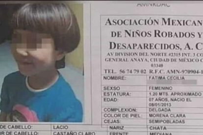 Fátima, la niña secuestrada y asesinada