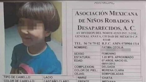 Fátima, la niña secuestrada y asesinada