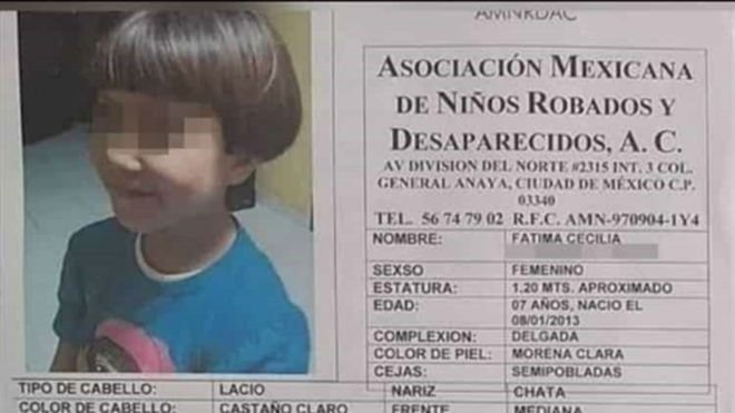 Fátima, la niña secuestrada y asesinada