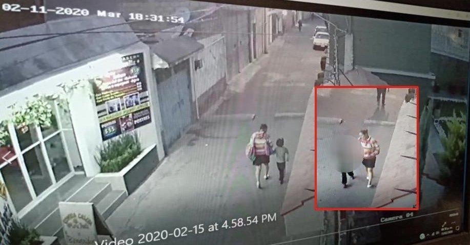 Cámaras de seguridad captaron a la mujer que se llevó a Fátima