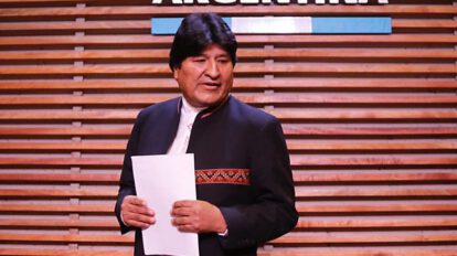 Evo Morales inhabilitado para su candidatura a senador