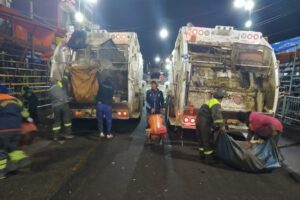 EMAO recolectó residuos sólidos en la ruta del carnaval