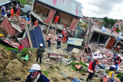 Casas clandestinas en Kella Kella afectadas por lluvias