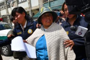 Felipa Huanca aprehendida por el Caso Fondioc