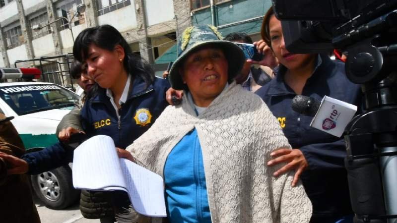 Felipa Huanca aprehendida por el Caso Fondioc