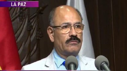 Ministro de Salud, Anibal Cruz, informa sobre coronavirus en Bolivia