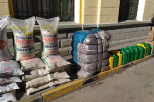 Envío de insumos y agua potable a Tiquipaya