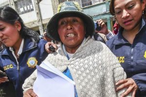 Felipa Huanca queda en libertad por el caso fondo indígena