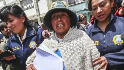 Felipa Huanca queda en libertad por el caso fondo indígena