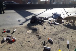 Motociclista fallecido en accidente tras ser chocado por un camión
