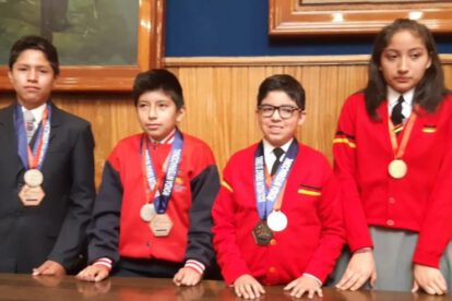 Estudiantes de Oruro obtuvieron medallas en el Torneo Internacional de Jóvenes Matemáticos