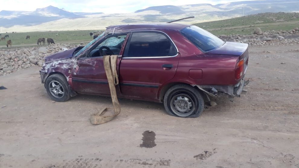 Chocaron a bordo de un vehículo oficial en el camino entre Macha y Cruce Ventilla