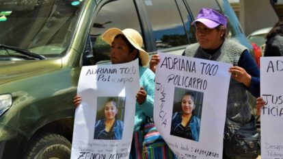 desaparición de Adriana Toco