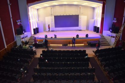 Inauguración del Súper Multi Teatro en Oruro