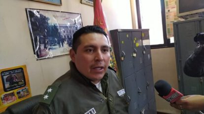 Teniente Wilder Alcalá como jefe de Defensa al Consumidor en la Alcaldía de Oruro