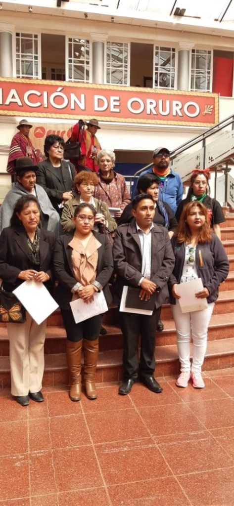 Día Internacional de la Mujer en Oruro