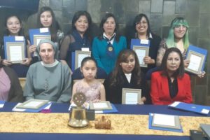 Mujeres galardonadas en el acto del Rotary Club San Miguel