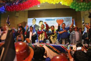 Proclamación de candidatos del MAS en Oruro