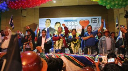 Proclamación de candidatos del MAS en Oruro