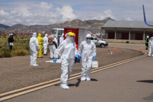 Control de coronavirus en Oruro