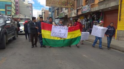 Intervención de Coteor en Oruro
