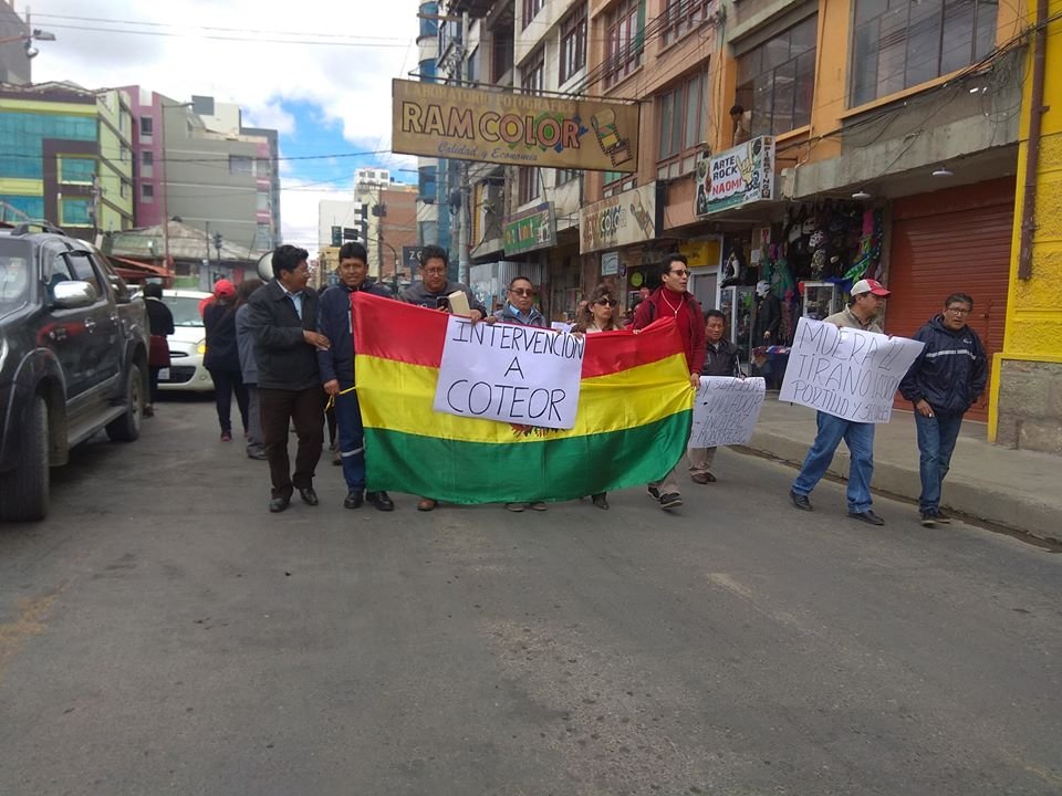 Intervención de Coteor en Oruro