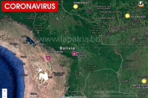Mapa del coronavirus en Bolivia