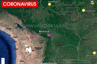 Mapa del coronavirus en Bolivia