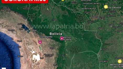 Mapa del coronavirus en Bolivia