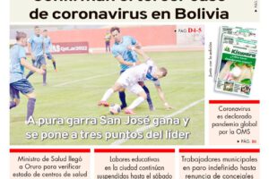 Portadas impresas del 12 de marzo de 2020