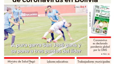 Portadas impresas del 12 de marzo de 2020