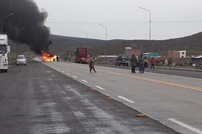 Fallecido por arma de fuego en Huachacalla