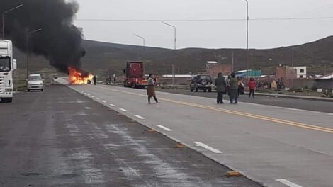 Fallecido por arma de fuego en Huachacalla