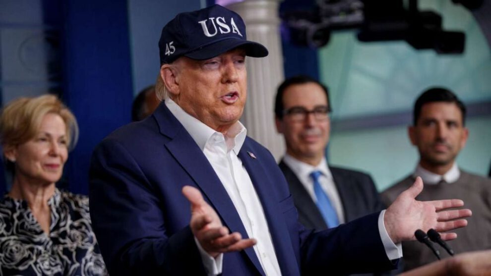 Donald Trump negativo en la prueba de coronavirus