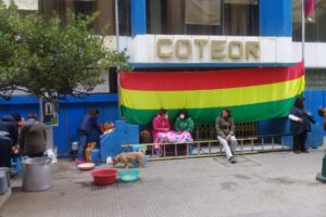 Protesta en Coteor a pesar del coronavirus