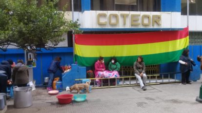Protesta en Coteor a pesar del coronavirus