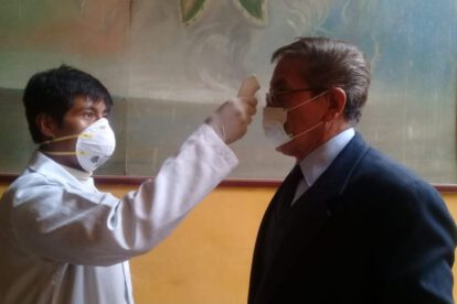 Control sanitario en Oruro para prevenir contagio de coronavirus