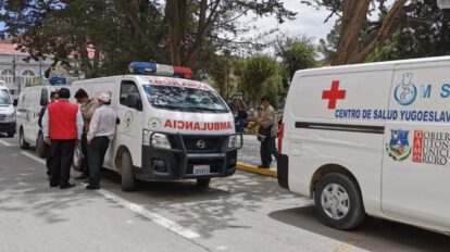 Protesta de médicos por insumos en Oruro