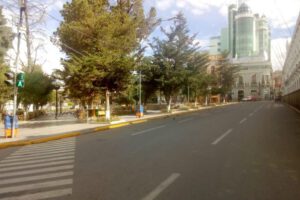 Covid-19 en Bolivia: calles vacías en Oruro