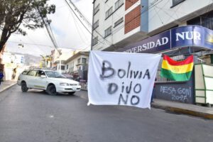 paro cívico en defensa del 21F