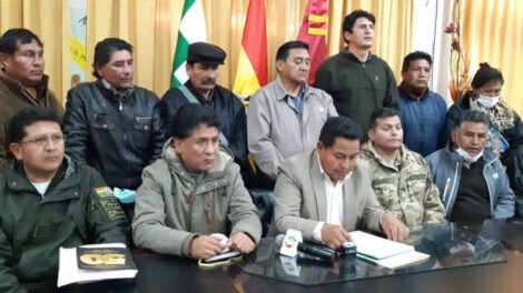 Cuarentena total en Oruro solicitada por autoridades regionales