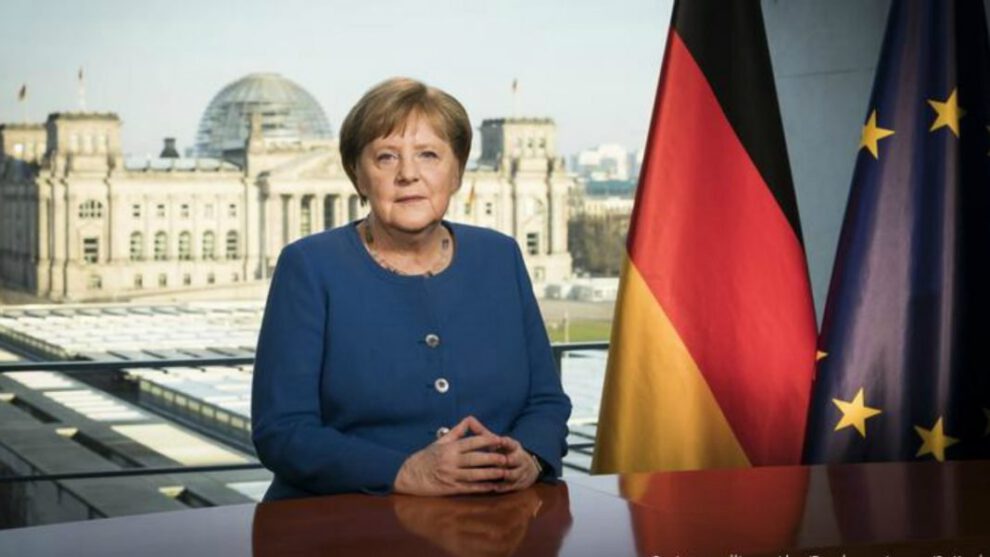 Angela Merkel en cuarentena por contacto con Covid-19