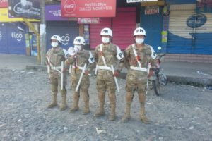Controles en Villa Tunari por el Ejército ante la pandemia del coronavirus