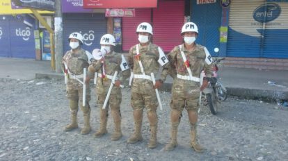 Controles en Villa Tunari por el Ejército ante la pandemia del coronavirus