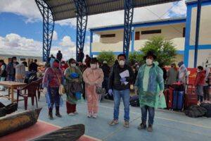 Cuarentena en Sabaya para bolivianos retornados de Chile