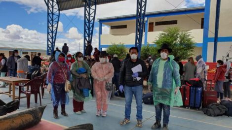 Cuarentena en Sabaya para bolivianos retornados de Chile