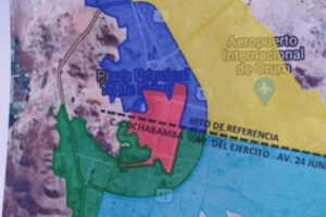 Recojo de residuos sólidos en Oruro