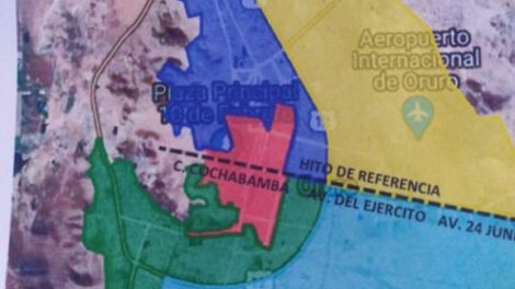Recojo de residuos sólidos en Oruro