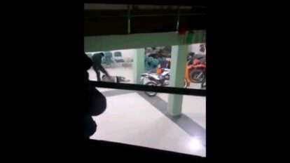 Policía agredió a infractor durante la cuarentena en Huanuni