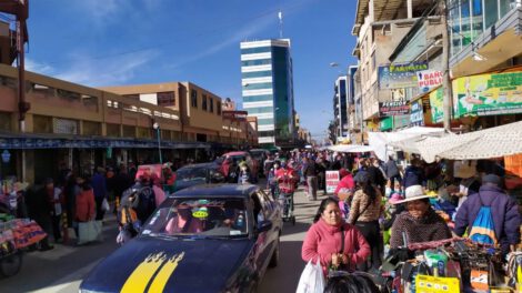 Cuarentena sanitaria en Oruro